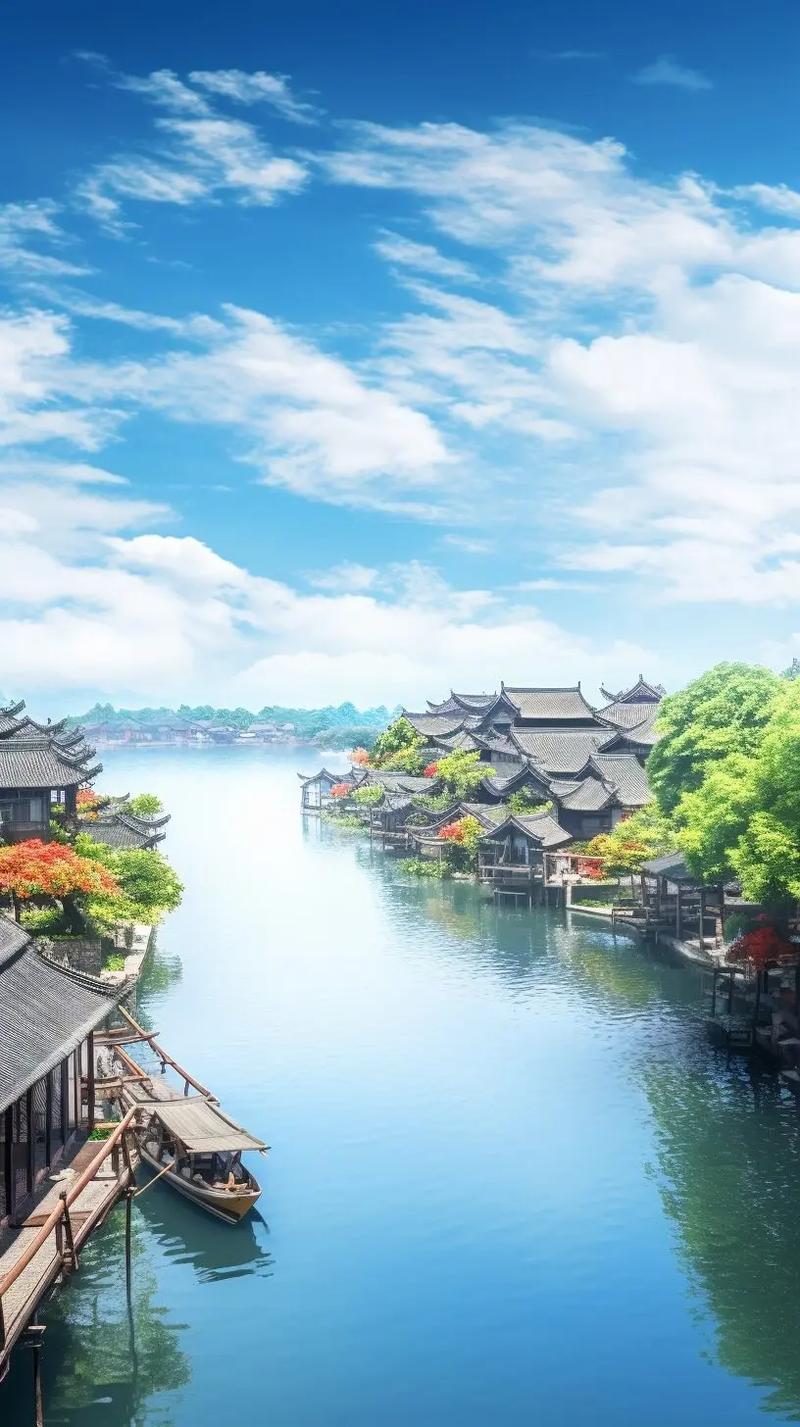 江南水鄉(xiāng)古鎮(zhèn)壁紙｜夢里水鄉(xiāng)的詩意時(shí)光